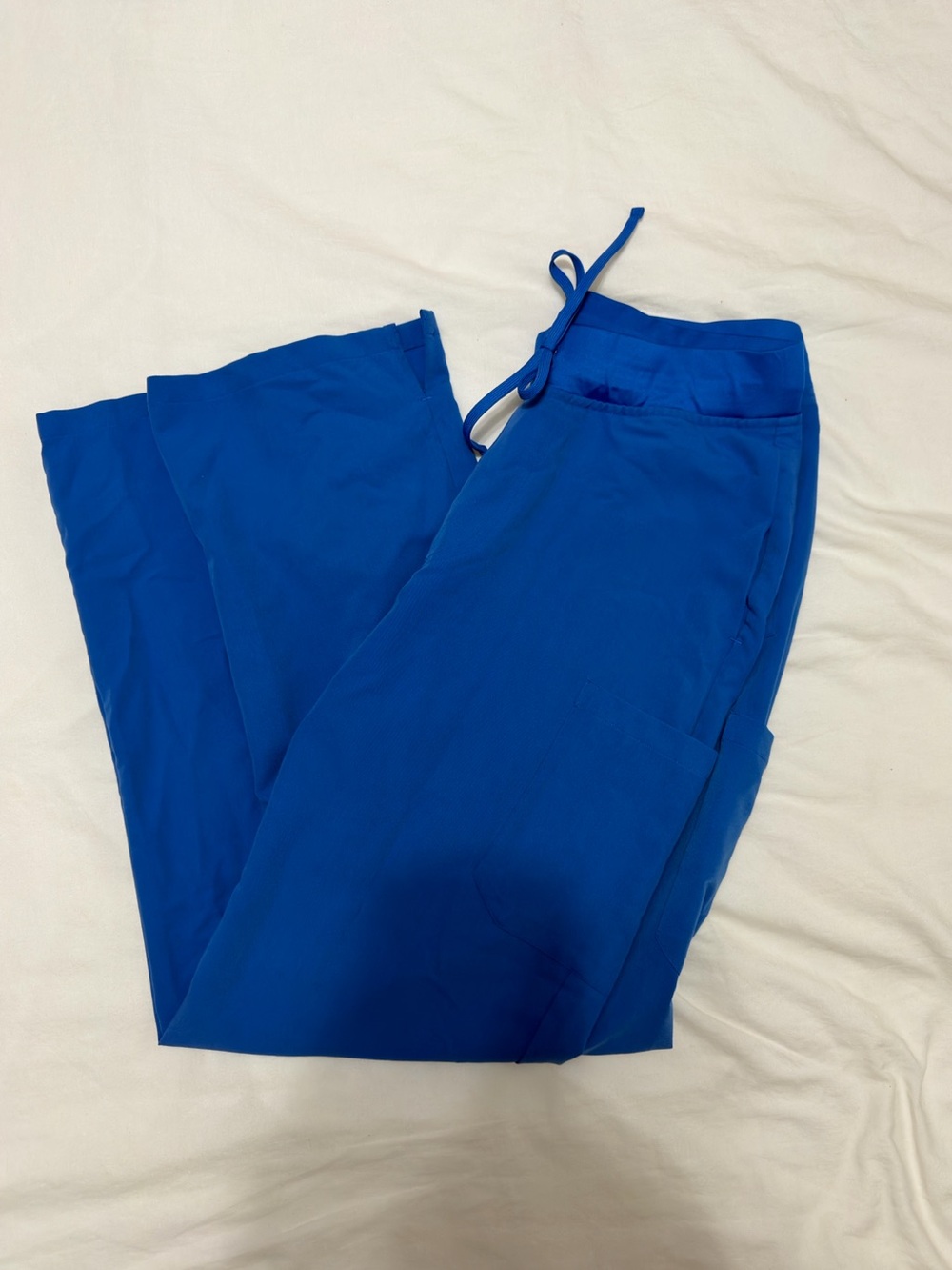 Mandala Women's Scrub Pants in Royal Blue